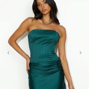 Lioness Pinstripe Corset Top